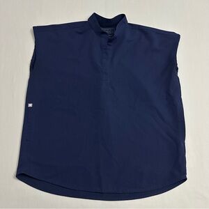 Figs Tactical Womens XS Rafaela Oversized Scrub Top Navy Blue Nurse Medical